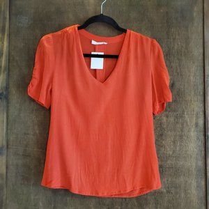 Elodie Short Sleeve Blouse Sz Small